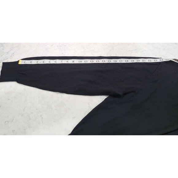 Men's Claiborne Performance ThermoLite Black V-Neck Pullover Sweater Size Large - Picture 10 of 11